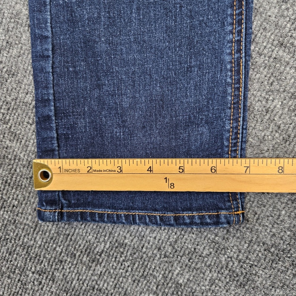 Vigoss Essential‎ Ace Straight Jeans Women's 27 Denim Mid Rise Dark Wash Stretch - Picture 6 of 10